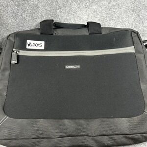 Mobil IT Laptop Briefcase One Size Black Padded Tech Messenger Bag